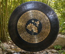 50 CM Lotus Carving Gong - Meditation, Yoga, Reiki & Sound Healing - Mindfulness picture