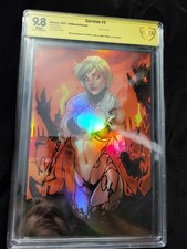 2 SIGNED Darchon #3 Ale Garza Foil Edition Signed Cbcs 9.8 Jamie Tindall, Benny picture