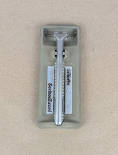Vintage Gillette Metal Sensor Excel Razor Handle Matte & Holder Made in USA 1993 picture