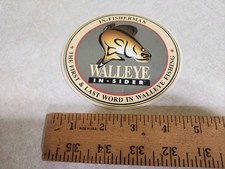 Vintage In-Fisherman Walleye Insider Fishing Advertising Sticker  picture