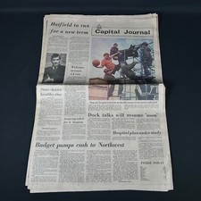 1972 jan 24 “Hatfield to run for a new term” Capital Journal newspaper picture