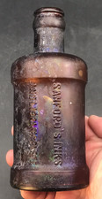 Sanford's Inks And Library Paste Brown Bottle 5.75