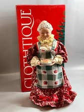 Mrs Santa Claus Crinkle Clothtique Christmas Figurine Possible Dreams Apple Eye picture