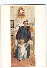 Postcard Karin and Kersti By Carl Larsson picture