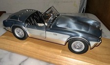 Rare Exoto 1962 Shelby Cobra 260 Polished Aluminum 1:18 w/ Display Case picture