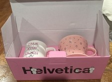 NIB Line Friends Brown & friends x Helvetica CONY Pour Over Dripper Mug Set RARE picture