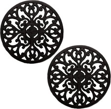 2 Pack Cast Iron Trivet, 6.8