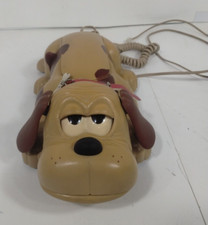 Vintage Sly The Dog Phone Tele Mania Dog Phone Complete Phone and Base used picture