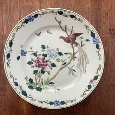 Vintage Johnroth Studios Nippon Japan Floral Bird Butter Handpainted 9.75” Plate picture