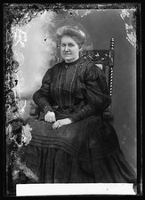 Photo:Mrs J.A. Hudson Portrait Woman Studio Photograph c1905-1909 picture