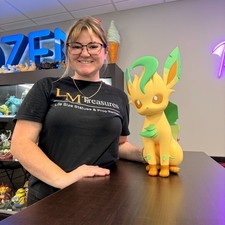 Pokemon Leafeon Funism Table Top Statue picture