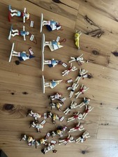 Midwest Imports Vintage Wooden Christmas Tree Ornaments w Tags Fishing Sailing picture