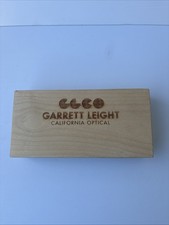 Rare Garrett Leight California Optical Store Display POS Sign Logo Wood picture