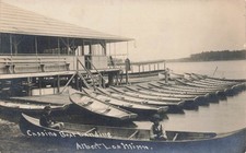 LP74  Albert Lea Minnesota Casino Boat Landing 1910  RPPC Postcard picture