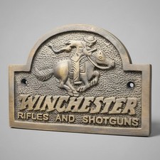 Winchester 1866 Rifles & Shotguns Solid Brass Plaque picture