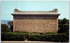 Postcard - Sarcophagus on Cole's Hill, Plymouth, Massachusetts picture
