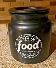 Food Network Exclusive Snowflake  Cookie Jar Ceramic Made in the USA Ships 1 Day picture