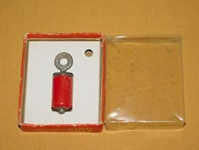 VINTAGE ROGER EDDY RED BIRCHWOOD-PEWTER AUDUBON BIRD CALL IN BOX picture