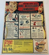 1964 Western Auto ad page ~ BICYCLE ACCESSORY JAMBOREE picture