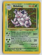 Nidoking Holo Rare BS 011/102 NM picture