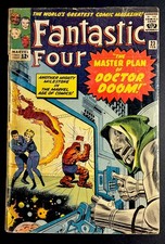 Fantastic Four #23 1964 Marvel Comics 1.0 FR Jack Kirby Doctor Doom Cover picture
