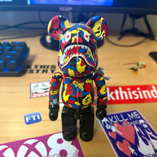 Medicom Toy BE@RBRICK Bearbrick A Bathing Ape Chogokin Multicolor Manual picture