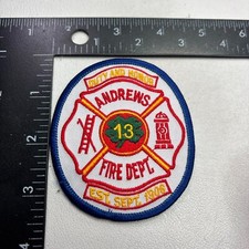 ANDREWS Fire Department Patch (Firefighter) 55a8 picture