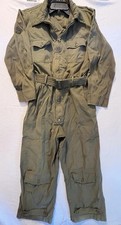 VTG WWII 40s USAAF USAF Summer Flying Suit belted talon zip picture
