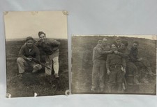 Vintage 1944 Military Men in Uniform Unidentified 2 Found 5x7 Photos 1944 Alaska picture