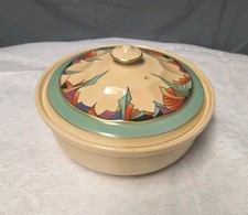 1928-1930 RARE Royal Rochester Fraunfelter 'Modernistic' Covered Dish, Art Deco picture