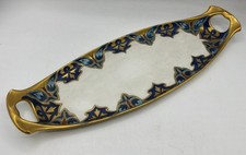 Antique Vignaud Limoges Porcelain serving tray Art Nouveau L.B. Merrill 15 picture