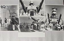 Lot 4 Vintage 1978 U.S. Navy Photo Captions USS Albany CG-10 Sixth Fleet Change picture