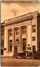 c1910s Antique Postcard Medford OR Oregon First National Bank picture
