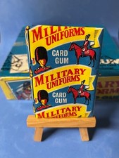 1970 Chix Military Uniforms Wax Pack Sealed from BBCE Wrapped box. picture