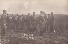 Original WWI RPPC Real Photo Postcard GENERAL PERSHING & 89th DIVISION TRIER 157 picture