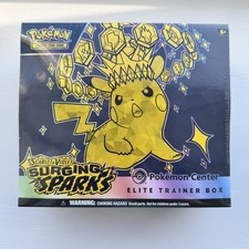 Pokémon Center Surging Sparks Elite Trainer Box ETB Factory Sealed Mint picture