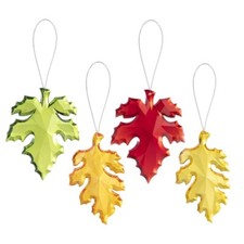Ganz Crystal Expression Fall Autumn Leaf Ornament Pic Green Orange Red Yellow(55 picture