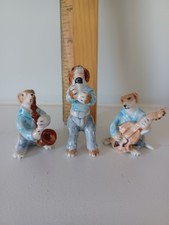 Vintage Greyhound Dog Musical Jazz Music Band 