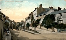 Pembroke Pembrokshire Main St. c1910 Vintage Postcard picture