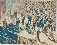 Vintage NYC Military Parade Photo, Possible Gen. Douglas MacArthur, 1951 picture