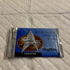Star Trek The Next Generation SkyBox Season 5 Sealed Pack Trading Cards picture