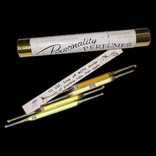 Vintage Personality Perfume Nips Set Sealed Tube 4 Ampules Coty Lanier Rare picture