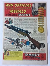1951 DAISY bb gun pump gun ad page ~ WIN NRA MEDALS picture