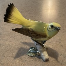 LORENZ HUTSCHENREUTHER :: “Yellow Warbler” BIRD 4 3/4” FIGURINE Granget GERMANY picture