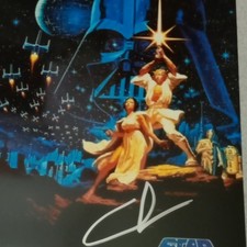 Star Wars Episode IV George Lucas Hand Singned COA picture