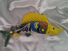 Vintage TALAVERA MEXICAN POTTERY - SWORDFISH picture