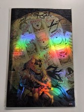 Do You Pooh? Battle Pooh Foil Ltd 5/10 Signed 3x Marat Smith Sala w/COA picture