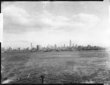 Midtown New York City and Hudson River viewed from New Jerse- New York Old Photo picture