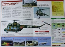 Mi-2 Mi 2 Hoplite Helicopter Picture Brochure Pamphlet Vtg Out of Print Sheet  picture