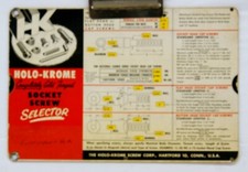 Vintage 1955 Holo-Krome Socket Screw Slide Selector 6439 picture